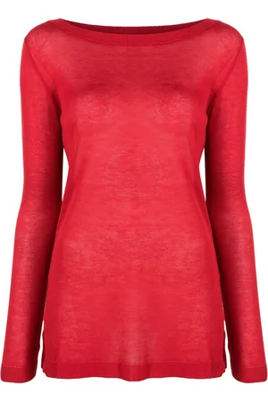 Gloria Coelho Long-sleeve knitted top