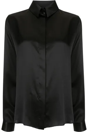 Gloria Coelho Long-sleeve satin shirt