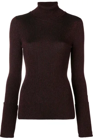 Roberto Cavalli Lurex turtleck knit