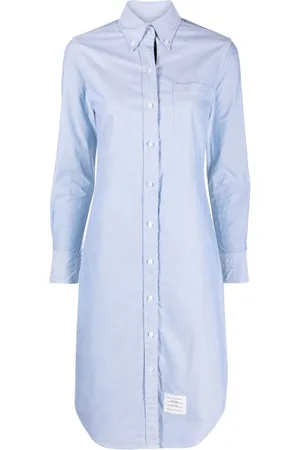 Thom Browne Oxford-cotton shirtdress