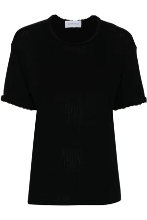 Viktor & Rolf Braid-detail cotton T-shirt