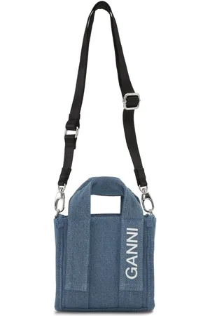 Ganni Tech denim mini bag