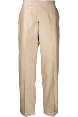 Alexander McQueen Mid-rise straight-leg trousers