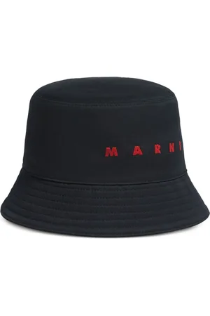 Marni Logo-embroidered bucket hat