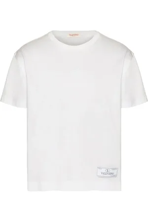 VALENTINO GARAVANI Logo-appliqué cotton T-shirt