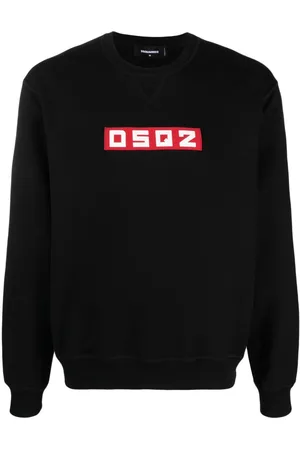 Dsquared2 Logo-patch cotton sweatshirt