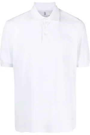 Brunello Cucinelli Piqué-weave cotton polo shirt