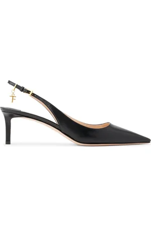 Tom Ford Logo-charm slingback pumps