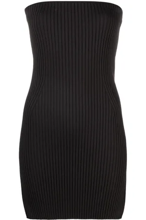 Nanushka Brynn ribbed strapless top