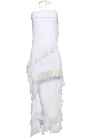 ESTER MANAS Carmen ruffled asymmetric dress