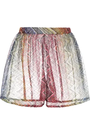 Missoni Zigzag-print high-waisted shorts
