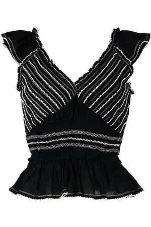 SEA Mable embroidered top