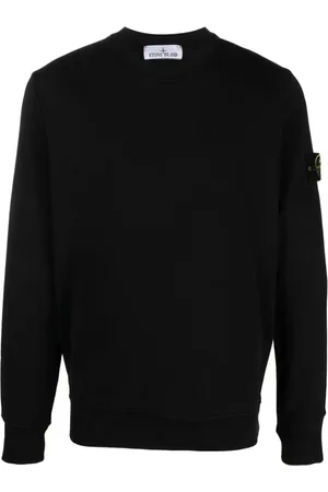 Stone Island Compass-badge cotton sweatshirt