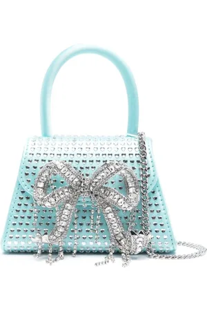 Self-Portrait Micro Bow rhinestone-embellished bag