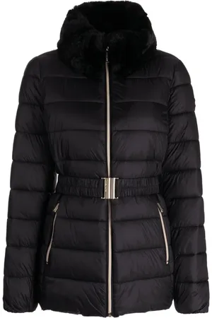 Michael Kors Faux-fur collar quilted jacket