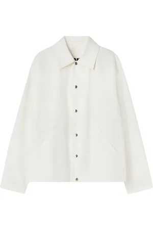 Jil Sander Logo-print cotton shirt jacket