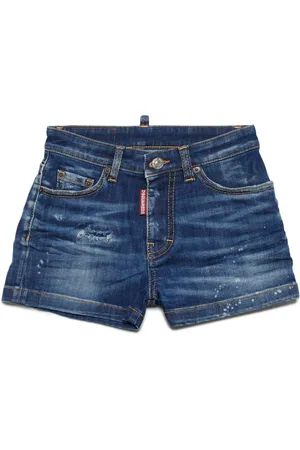Dsquared2 Distressed denim shorts