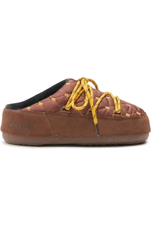 Moon Boot Quilted lace-up mules