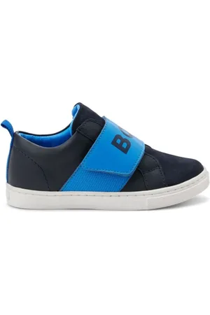 HUGO BOSS Logo-print leather sneakers