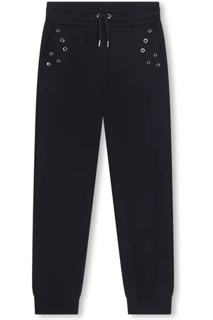 Chloé Eyelet-embellished organic-cotton track pants