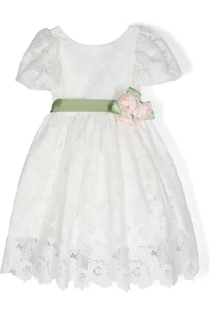 MONNALISA Layered guipure-lace dress