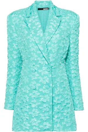 ROTATE Textured double-breasted blazer