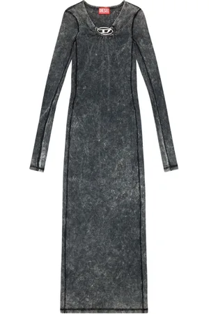 Diesel D-Critic cotton maxi dress