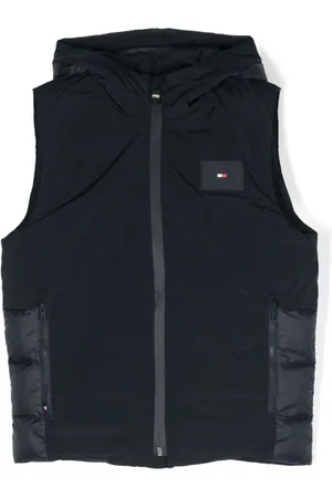 Tommy Hilfiger Logo-patch hooded gilet