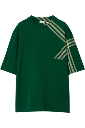 Burberry Check-print cotton T-shirt