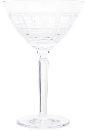 Ralph Lauren Hudson Plaid martini glass