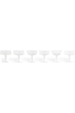 BITOSSI Diseguale transparent-design goblets (set of 6)