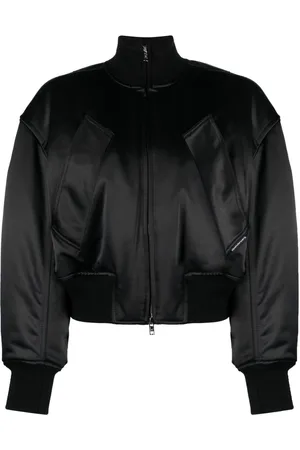 Alexander Wang Logo-tag padded bomber jacket