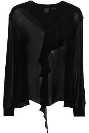 Pinko Ruffled long-sleeve shirt