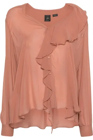 Pinko Ruffled long-sleeve shirt