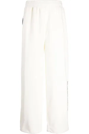 Izzue Logo-patch straight trousers