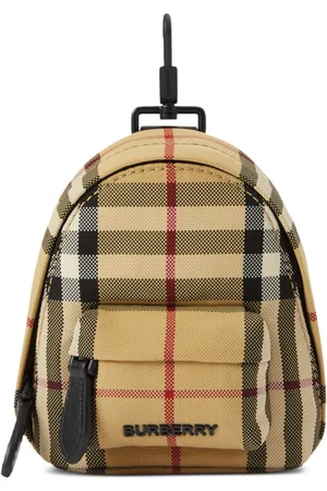 Burberry Mini Jett canvas backpack charm