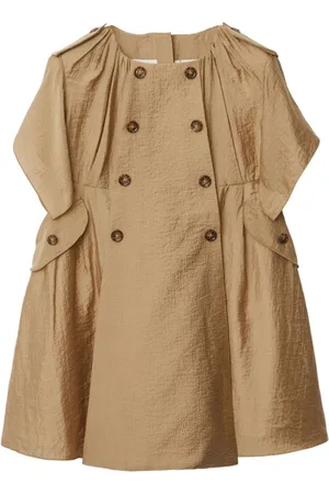 Burberry Double-breasted cotton dress