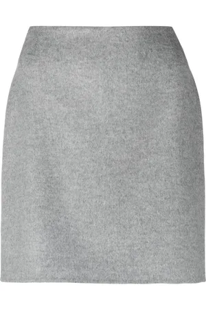 By Malene Birger Chambray wool mini skirt