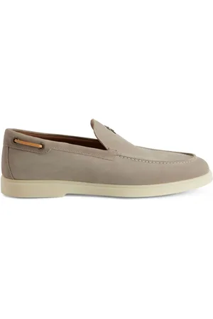 Giuseppe Zanotti Maui logo-plaque suede loafers