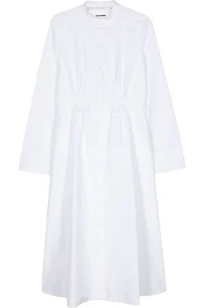 Jil Sander Cotton poplin shirt dress