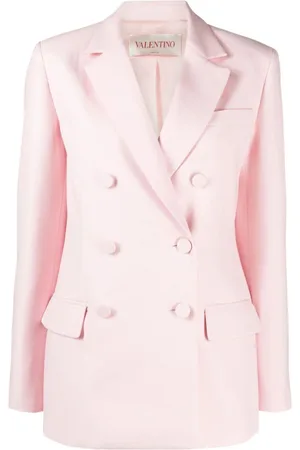 VALENTINO GARAVANI Double-breasted crepe blazer