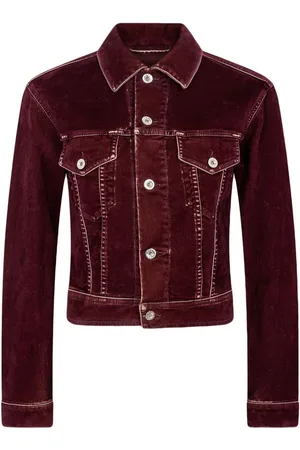 Paco rabanne Panelled velvet cropped jacket