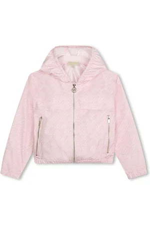 Michael Kors Monogram-pattern zip-up jacket
