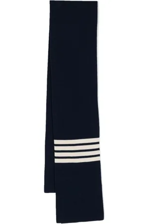 Thom Browne 4-Bar stripe cashmere scarf