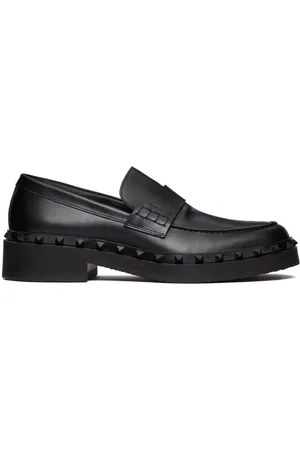 VALENTINO GARAVANI Rockstud leather loafers