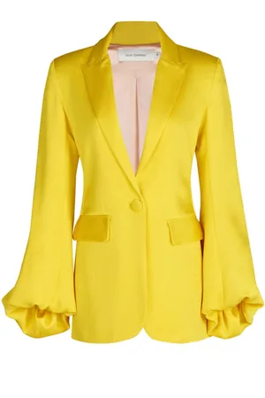 Silvia Tcherassi Coco satin single-breasted blazer