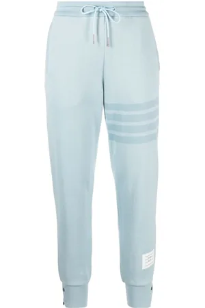 Thom Browne 4-Bar-stripe cotton track pants
