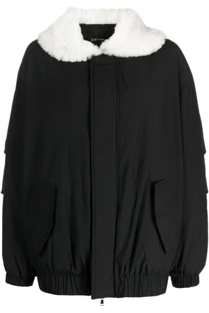 tout a coup Faux shearling-trim jacket