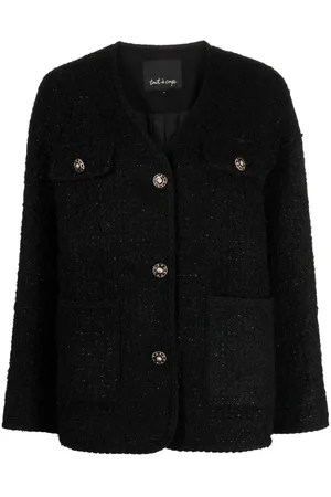 tout a coup Tweed button-up jacket