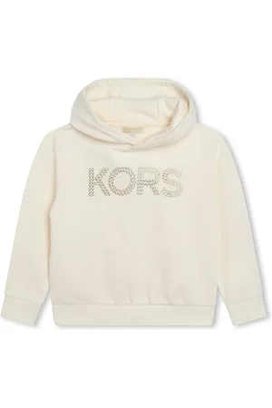 Michael Kors Logo-appliqué jersey hoodie